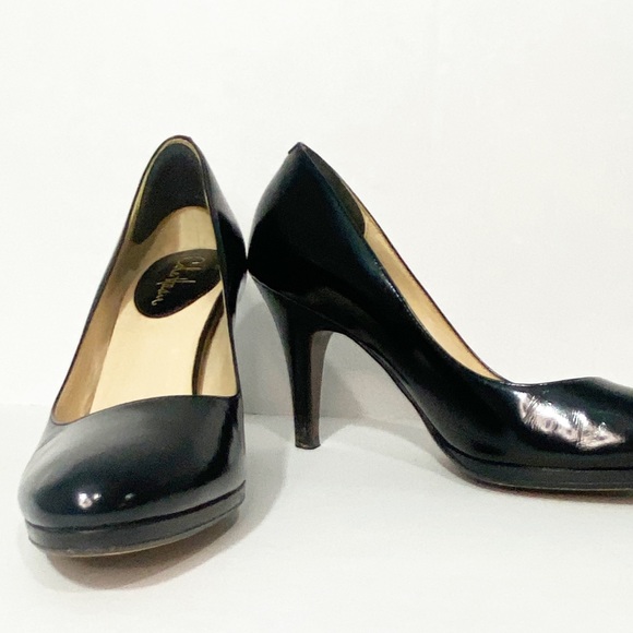 Cole Haan | Patent Leather Nike Air Black Pumps EUC 10.5 - Picture 3 of 8